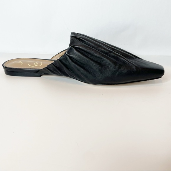 Sam Edelman Cecilia Black Leather Mules Size 7.5 - Picture 5 of 10